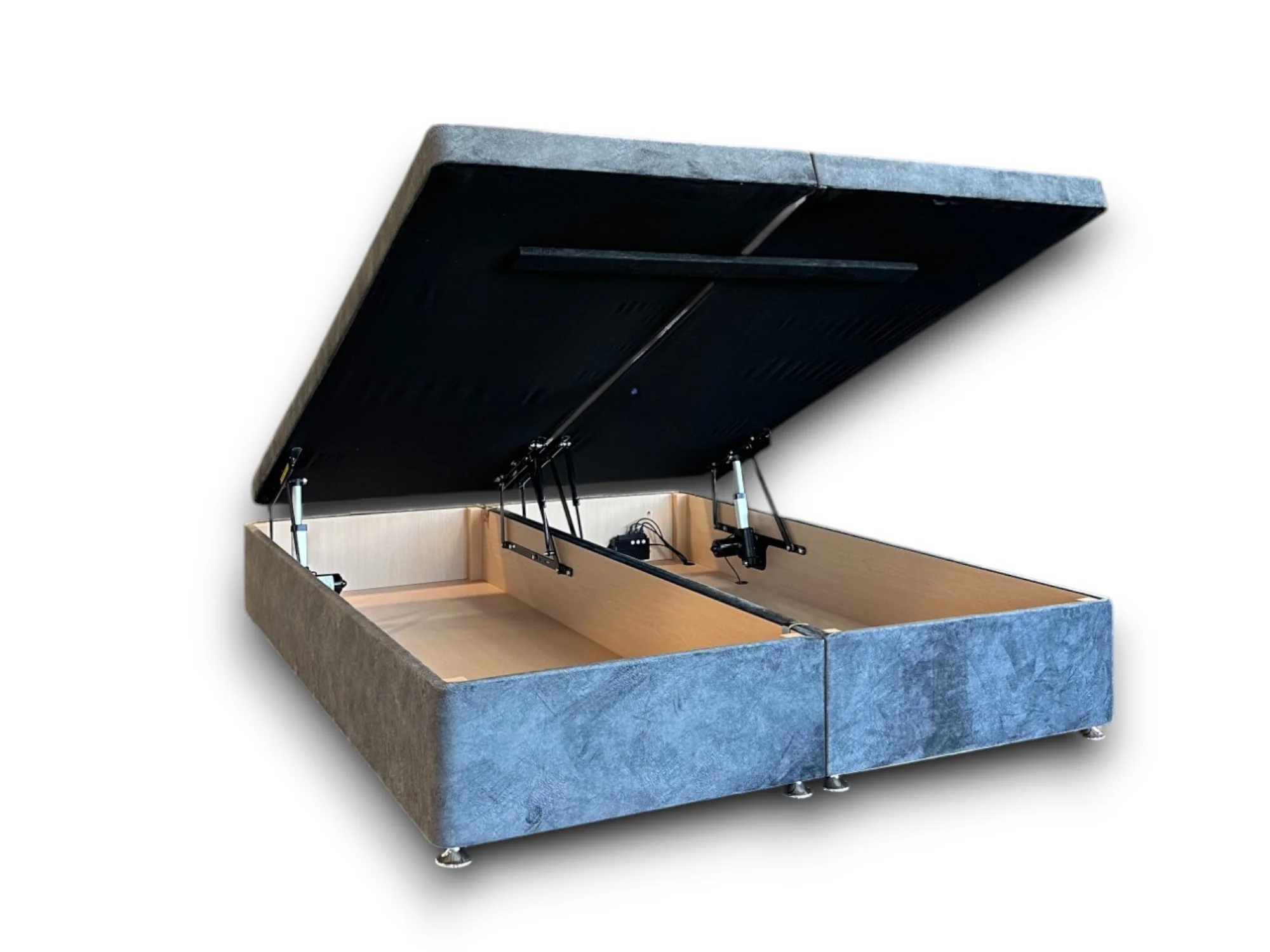 Embliss Electric End Lift Ottoman Base - Mottle Fox Grey - Image 5
