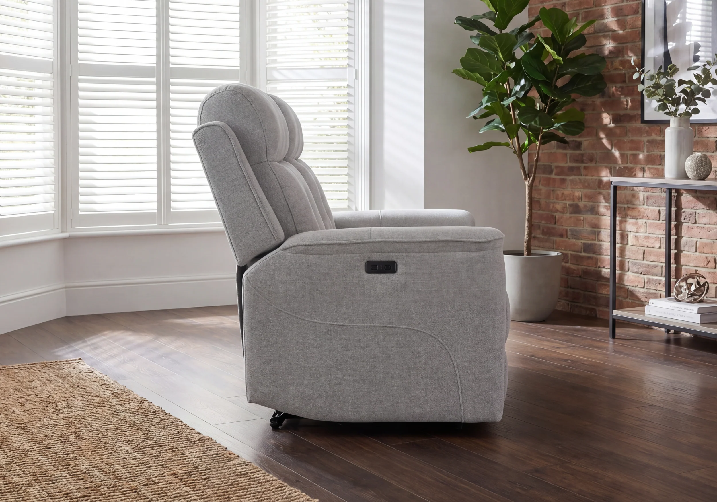 Lily 2 Seater Power Recliner with Console - Image 3