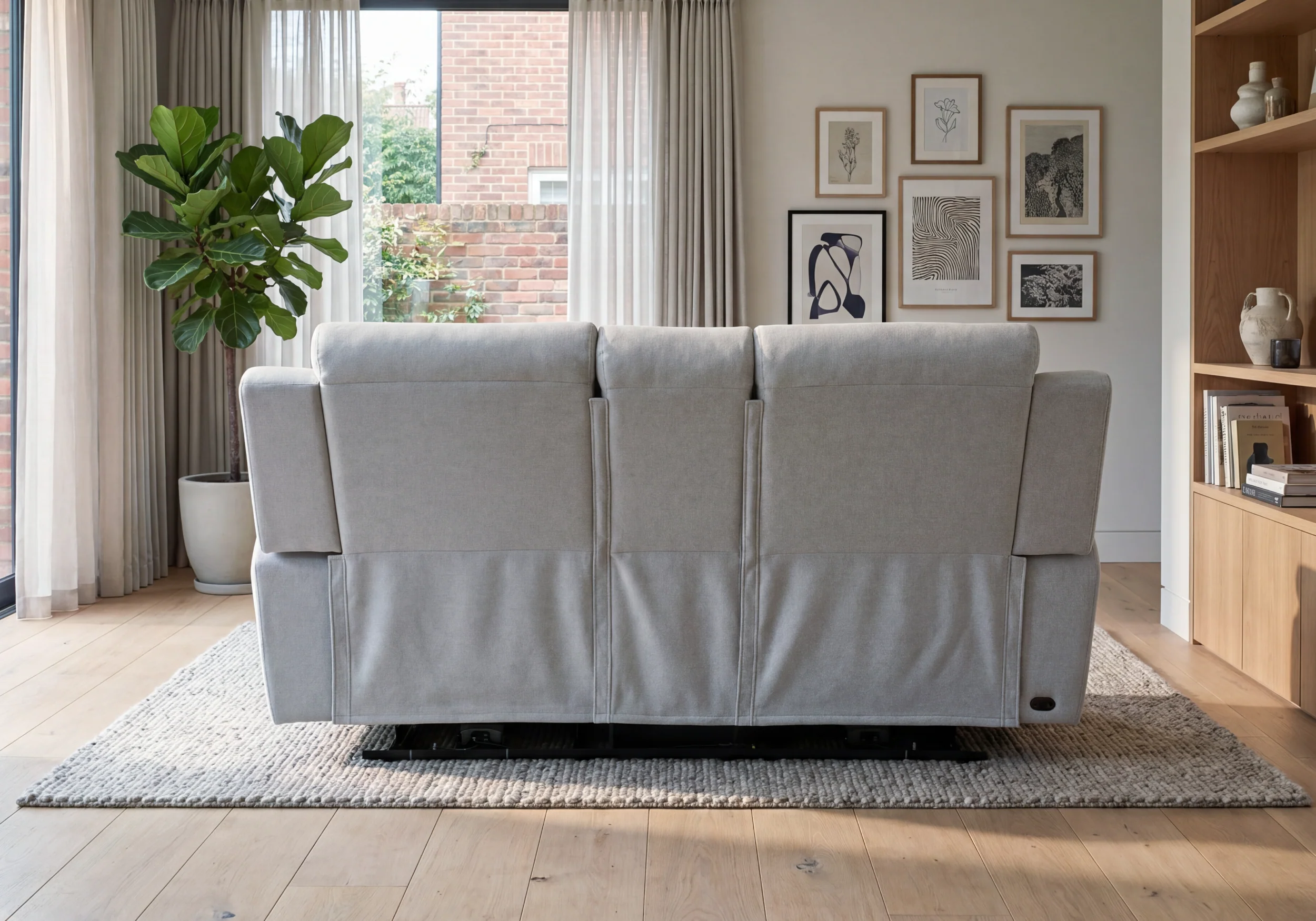 Lily 2 Seater Power Recliner with Console - Image 4