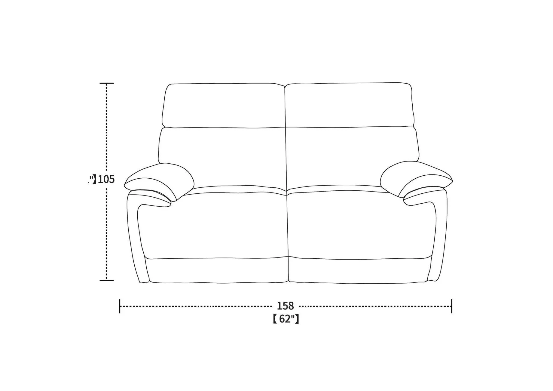 Monaco 2 Seater Power Recliner - Image 3