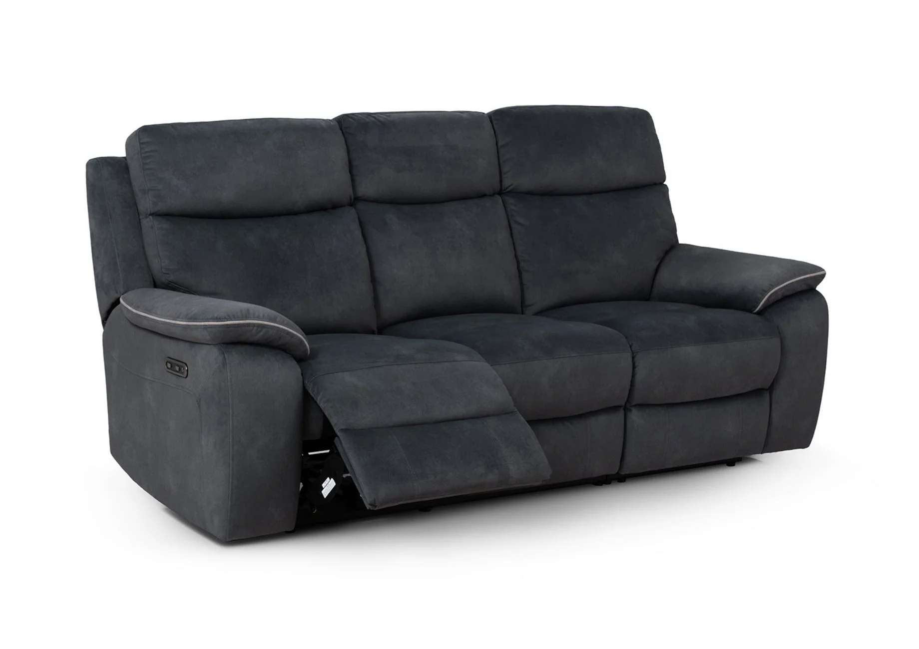 Naples 3 Seater Recliner Sofa with USB - Image 4