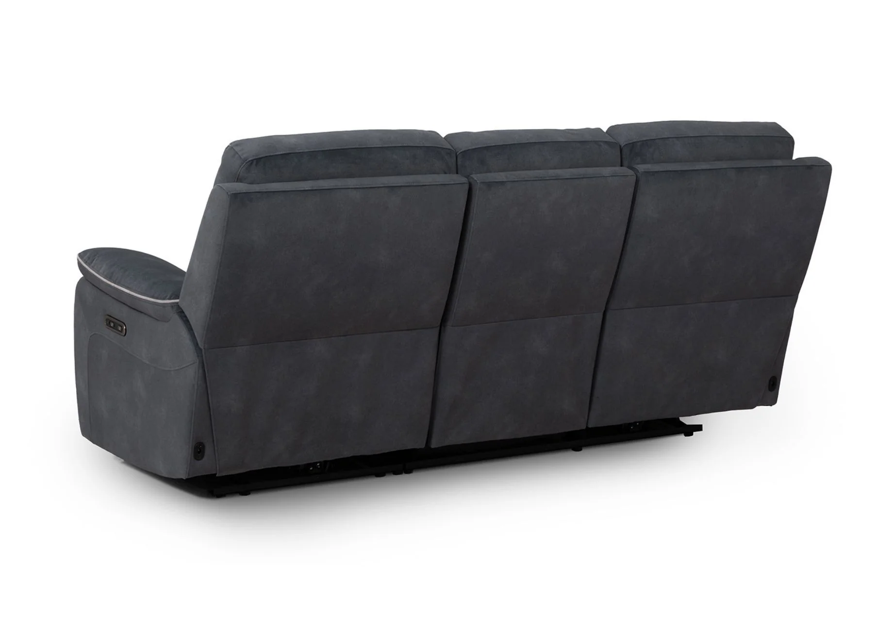 Naples 3 Seater Recliner Sofa with USB - Image 6