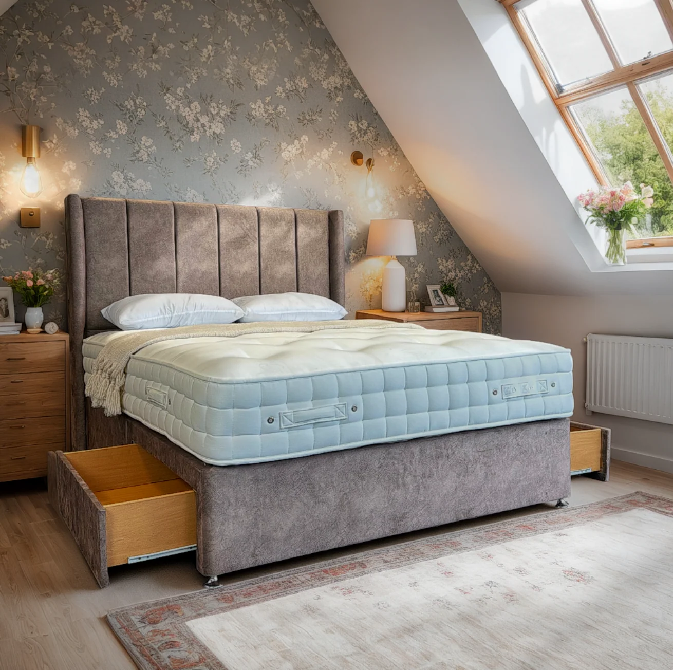 Rihanna Deluxe Premium Floorstanding Headboard - Image 4