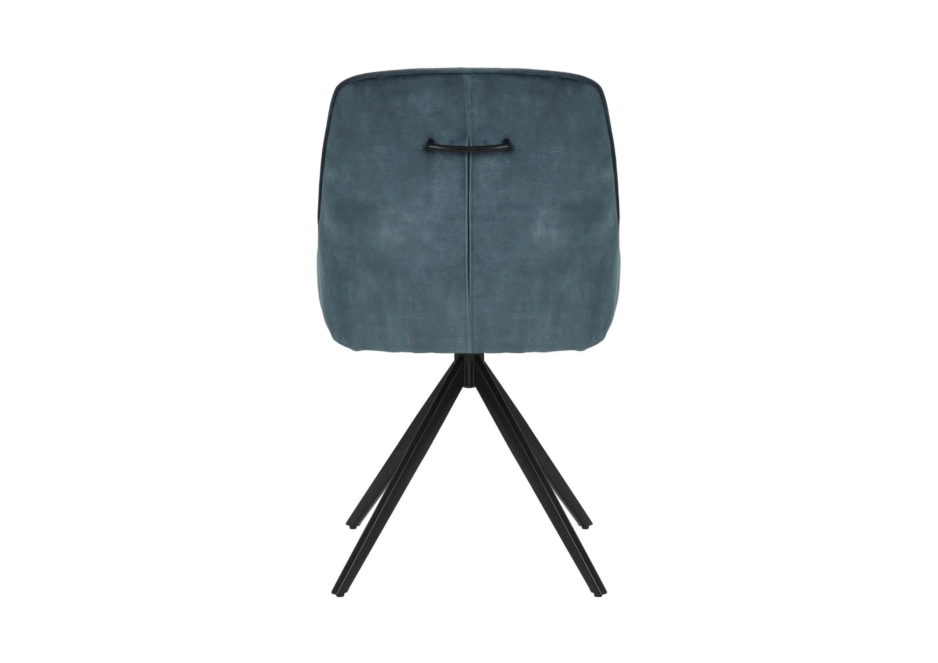 Set of 2 Sofia Velvet Swivel Dining Chairs - Velvet Blue - Image 5