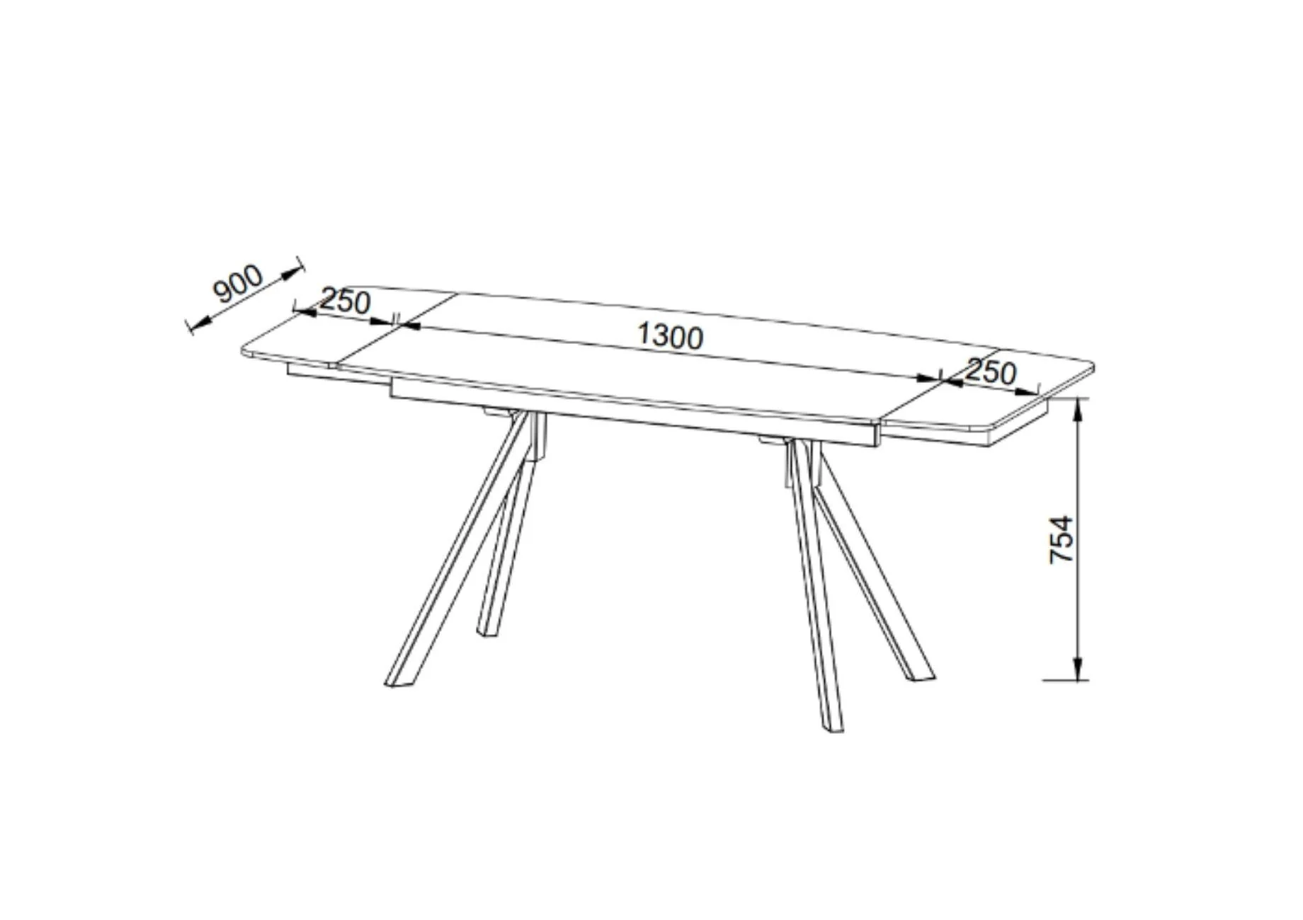 Vertigo Extending Dining Table - Image 7